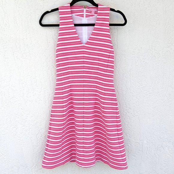 Lilly Pulitzer Dresses & Skirts - Lilly Pulitzer Briana Pink Stripe Knit Dress